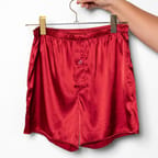 Product image - Men's Satin Boxer - Red