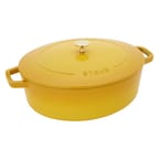 Product image - Staub Cast Iron 6.25-qt Shallow Oval Dutch Oven