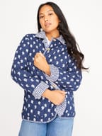 Product image - Zara Jacket Navy Floral