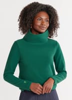 Product image - Greenpoint Turtleneck in Vello Fleece (Emerald)