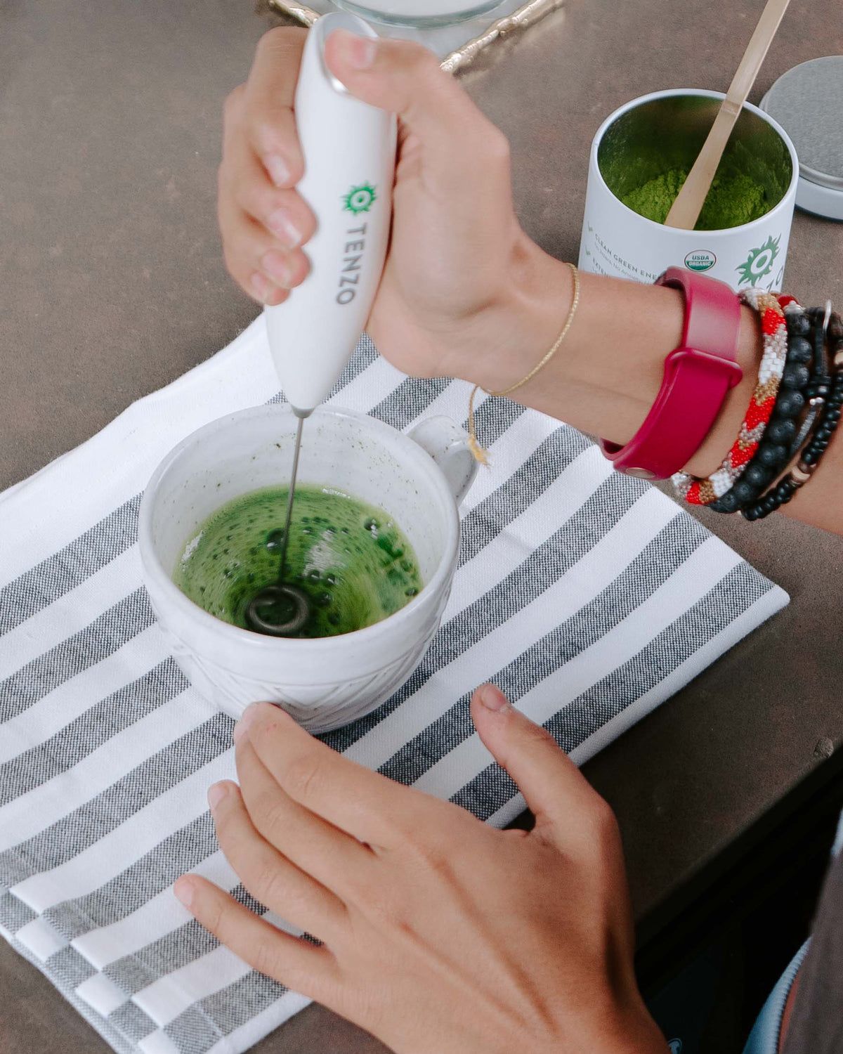  Tenzo Electric Matcha Whisk and Milk Frother