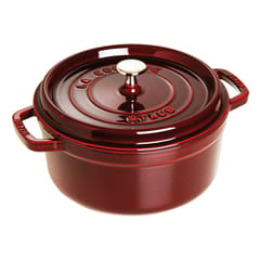 STAUB Cast Iron 4-qt Round Cocotte